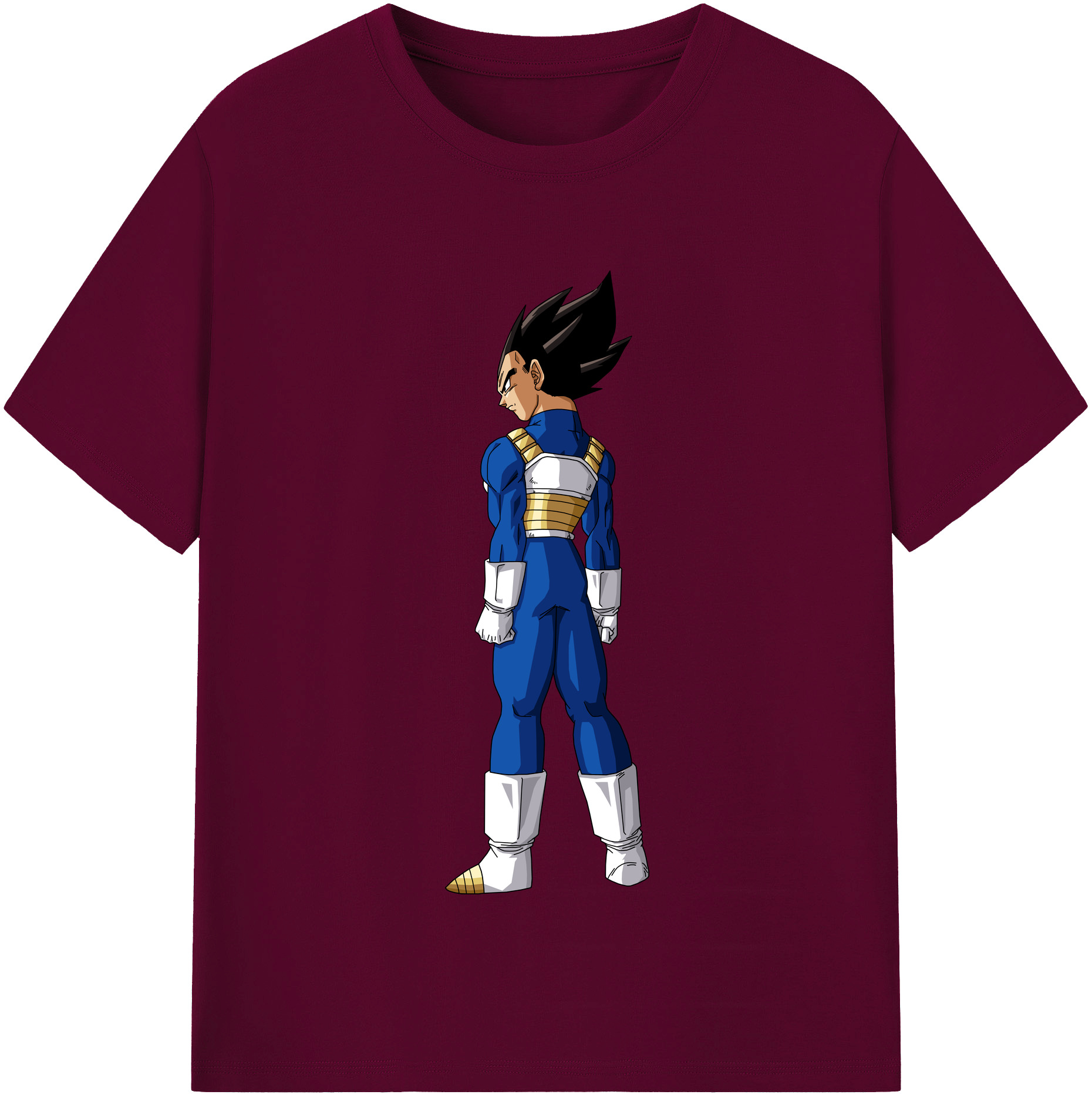 （画像用） ドラゴンボール ベジータ四世（Bejīta Yonsei）DRAGON BALL Vegeta IV レディースカジュアルプリントTシャツ（綿100％）